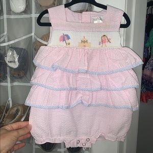Smocked Beach Theme Bubble (12M)